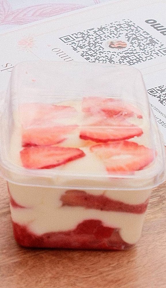 XOXO Pastry Strawberry Cup Tiramisu